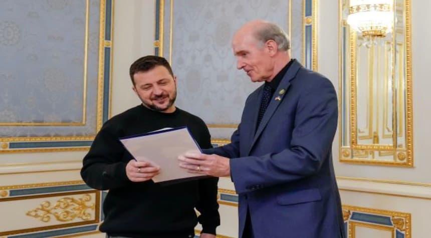 Democratic Rep Flies to Kyiv Post Ukraine Aid Approval, Ends Up Embarrassing Himself in Front of Zelensky