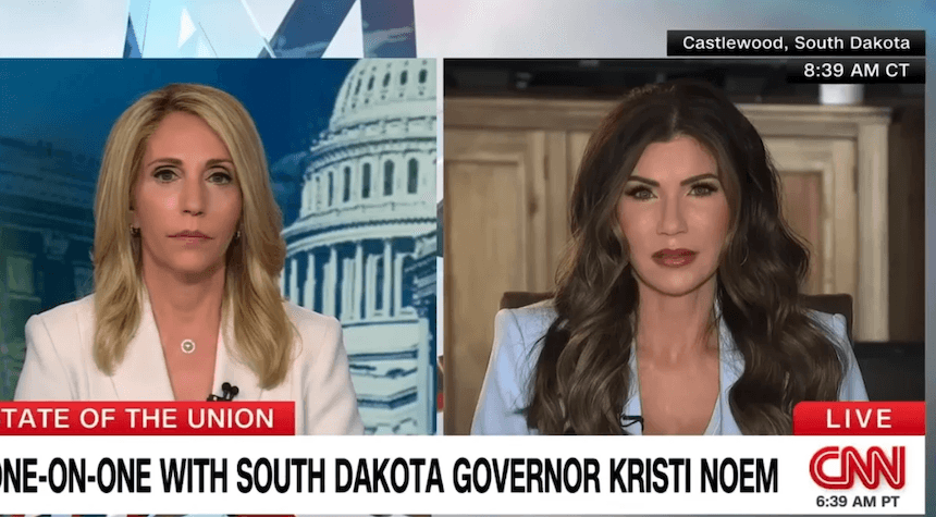 Awkward Silence on CNN as Gov. Kristi Noem Confronts Host over Defense of Biden on Border Crisis