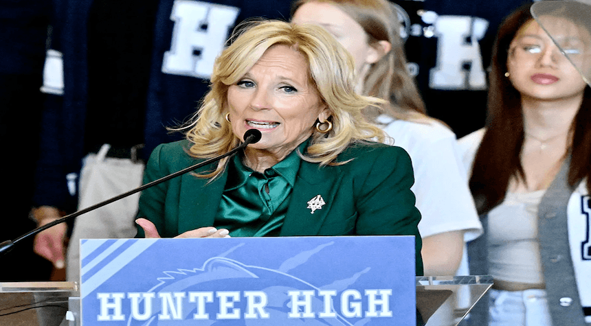 Cringeworthy Jill Biden Video in Paris Sparks Questions About Her Visit