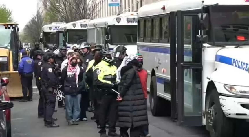 NYPD Removes Zip-Tied Anti-Israel Protesters at Columbia University Amid Tension